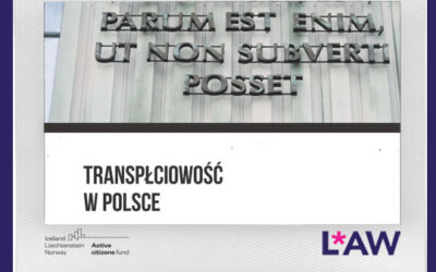 TRANSPŁCIOWOŚĆ W POLSCE. WYTWARZANIE KATEGORII MARII DĘBIŃSKIEJ. MONOGRAFIA (2020)