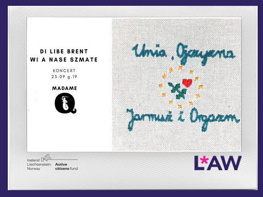 UNIA, OJCZYZNA, JARMUŻ I ORGAZM. PARFORMANS I KONCERT (2018)