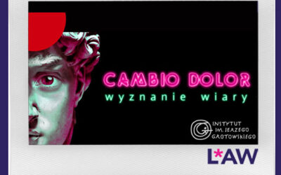 CAMBIO DOLOR. WYZNANIE WIARY. MONODRAM DOKUMENTALNY PAWŁA PACYNY (2022)